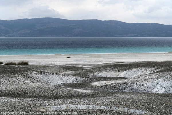 Abstract Shapes Near The Salda Lake Picture Board by Engin Sezer