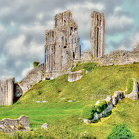 Buy canvas prints of CORFE CASTLE  by LG Wall Art