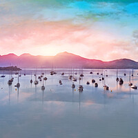Buy canvas prints of POLLENSA PUERTO SUNRISE  by LG Wall Art