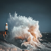 Buy canvas prints of Crashing waves by Jon Roberts