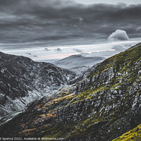 Buy canvas prints of Snowdonia North Wales  by David Spence