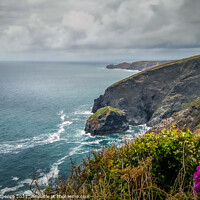 Buy canvas prints of Cornish Coastline  by David Spence