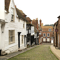 Buy canvas prints of Traditional Street in Rye by Alexandra Lavizzari
