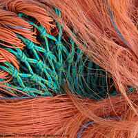 Buy canvas prints of Fishing Net Abstract by Alexandra Lavizzari