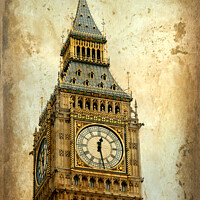 Buy canvas prints of Big Ben by Alexandra Lavizzari