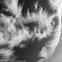 Buy canvas prints of Monochrome cloud formation by Rory Hailes