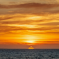 Buy canvas prints of Sun at to set by Rory Hailes