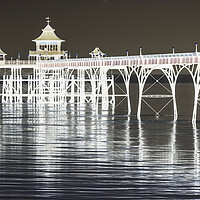 Buy canvas prints of Clevedon Pier digitally manipulated by Rory Hailes