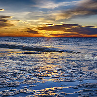 Buy canvas prints of Sunset over the Bristol channel by Rory Hailes