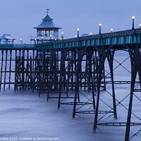 Buy canvas prints of Clevedon Pier with milky sea by Rory Hailes