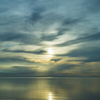 Buy canvas prints of Sunlight reflecting onto sea by Rory Hailes