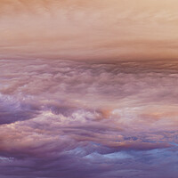 Buy canvas prints of Pinkish clouds by Rory Hailes
