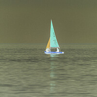 Buy canvas prints of Sailing on a calm afternoon by Rory Hailes