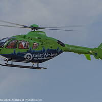 Buy canvas prints of Great Western Air Ambulance by Rory Hailes