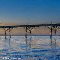 Buy canvas prints of Clevedon Pier on a Calm evening by Rory Hailes