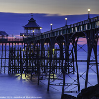 Buy canvas prints of Clevedon Pier At Sunset by Rory Hailes