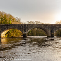 Buy canvas prints of Threave Bridge over the River Dee near Castle Douglas, on a sunny winters day by SnapT Photography