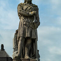 Buy canvas prints of Statue of King Robert the Bruce at Stirling Castle, Scotland by SnapT Photography