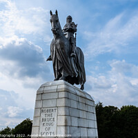 Buy canvas prints of Statue of King Robert the Bruce at the site of BannockBurn, Scotland by SnapT Photography