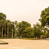 Buy canvas prints of Statue of Lenin in a square in Hanoi, Vietnam by SnapT Photography