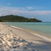 Buy canvas prints of Deserted island beach at Sao Beach, on the tropica by SnapT Photography