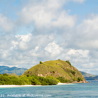 Buy canvas prints of A tropical island in Komodo National Park near Rinca Island, Flores by SnapT Photography