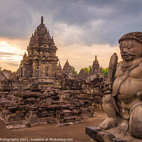 Buy canvas prints of Sunset at Sewu Temple, Prambanan Complex, Yogyakarta, Indonesia by SnapT Photography