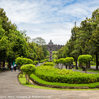 Buy canvas prints of The entrance to the Borobudur temple near Yogyakarta, Indonesia by SnapT Photography