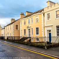 Buy canvas prints of Buildings in the old High Street in Kirkcudbright, Galloway, Scotland by SnapT Photography
