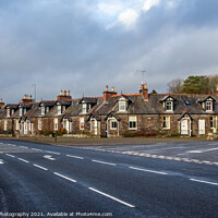 Buy canvas prints of Row of houses at Parton village in Dumfries and Galloway, Scotland by SnapT Photography