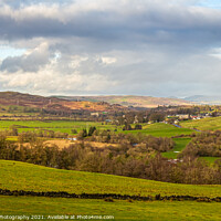 Buy canvas prints of A view of the Ken valley landscape in the Glenkens, with Dalry in the distance by SnapT Photography