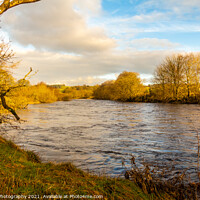 Buy canvas prints of The Water of Ken between St. John's town of Dalry and New Galloway in winter by SnapT Photography