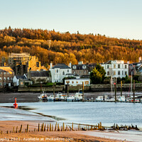 Buy canvas prints of Kirkcudbright and the River Dee estuary at sunset by SnapT Photography