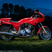 Buy canvas prints of Laverda at night by James Catley