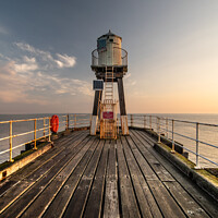 Buy canvas prints of Whitby Harbour sunrise by James Catley