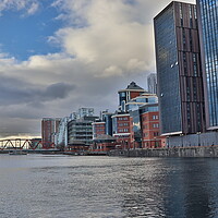 Buy canvas prints of Salford Quays by Emily Koutrou