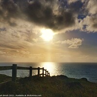 Buy canvas prints of Sunset at Bedruthan  by Mark Brock