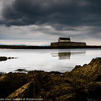 Buy canvas prints of Eglwys Cwyfan Anglesey by Peter Taylor