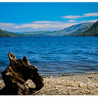 Buy canvas prints of View down Ullswater in the Lake District by Peter Taylor