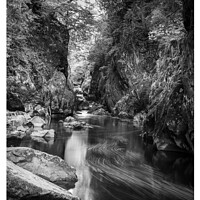 Buy canvas prints of Tranquillity in Fairy Glen by Peter Taylor