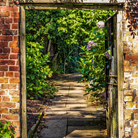 Buy canvas prints of Entrance to the English Country Garden  by Phil Longfoot