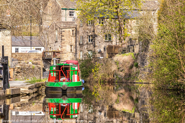 Beautiful Leeds Liverpool Canal Skipton Yorkshire  Picture Board by Phil Longfoot