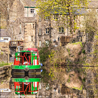 Buy canvas prints of Beautiful Leeds Liverpool Canal Skipton Yorkshire  by Phil Longfoot