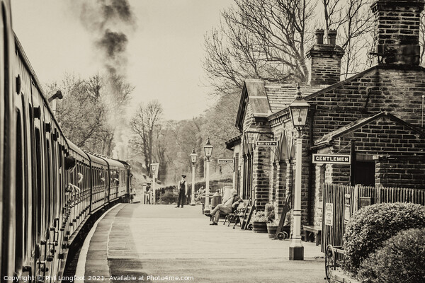 Oakworth Station West Yorkshire Picture Board by Phil Longfoot