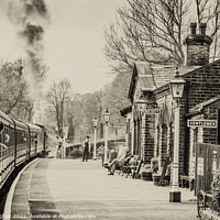 Buy canvas prints of Oakworth Station West Yorkshire by Phil Longfoot