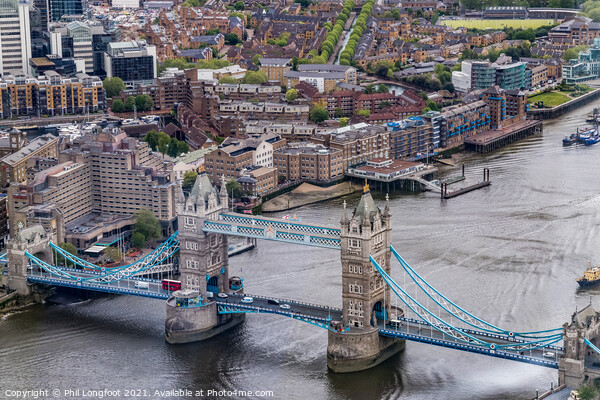Tower Bridge London England Picture Board by Phil Longfoot