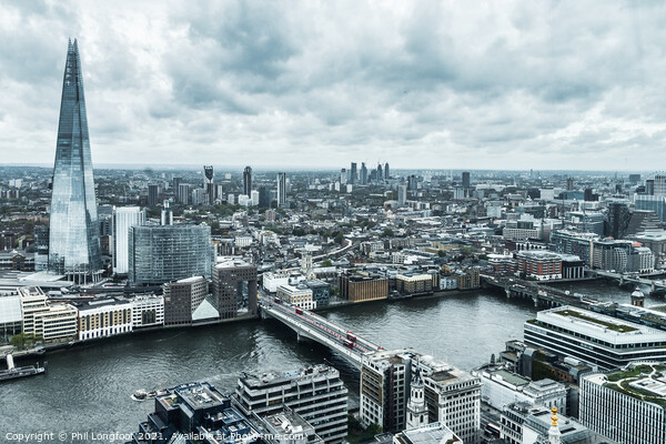 London Bridge district of London Picture Board by Phil Longfoot
