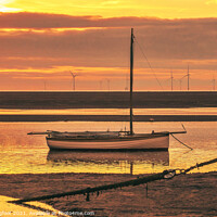 Buy canvas prints of Sunset over Meols Wirral  by Phil Longfoot