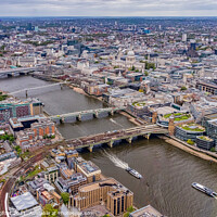 Buy canvas prints of The bridges of London by Phil Longfoot