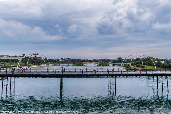 Southport Pier and Marina  Picture Board by Phil Longfoot